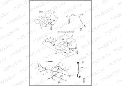 TAIL LAMP AND TURN SIGNALS, REAR - FLHRXS, FLHX, FLHXS, FLTRX, FLTRXS