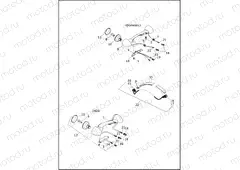 TAIL LAMP AND TURN SIGNALS, REAR - FLHT