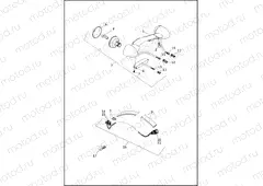 TAIL LAMP AND TURN SIGNALS, REAR - FLHTK, FLTRK, FLHXST AND FLTRXST (HDI)