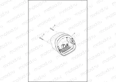 TAIL LAMP AND TURN SIGNALS, REAR - HDI - FLRT