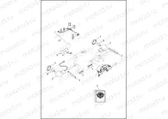 TAIL LAMP AND TURN SIGNALS, REAR - XG500, XG750