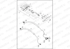 TAIL LAMP - FLHC, FLHCS, FXLR