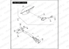 TAIL LAMP - FXSTD