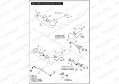 TAIL LAMP & TURN SIGNALS, REAR