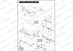 TAIL LAMP & TURN SIGNALS, REAR