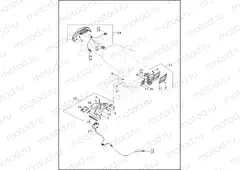 TAIL LAMP, TURN SIGNALS REAR, AND LICENSE PLATE BRACKET - VRSCF