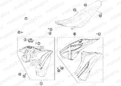 TANK, SEAT|Frame|07