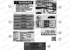 TECHNIC INFORMATION STICKER