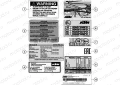 TECHNIC INFORMATION STICKER