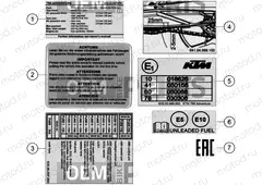 TECHNIC INFORMATION STICKER