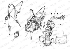 THROTTLE BODY » INTAKE, CARBURETTOR