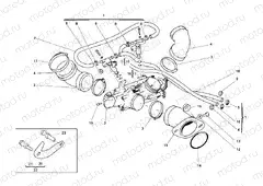 THROTTLE BODY » INTAKE, CARBURETTOR