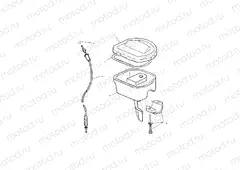 THROTTLE CONTROL / THROTTLE CABLE - A00AA32AB (4960076007B001) | THROTTLE CONTROL / THROTTLE CABLE - A00AA32AB (4960076007B001)