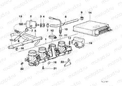 Throttle housing assy/control unit