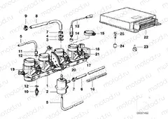 Throttle housing assy/control unit