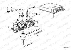 Throttle housing assy/control unit