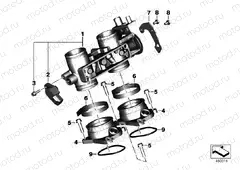 Throttle valve and actuator