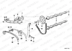 Timing gear - cam shaft/chain drive