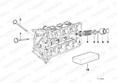 Timing gear - Intake valve/exhaust valve