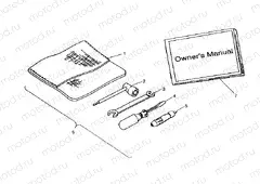 TOOL KIT ASSEMBLY 6x6 400L | TOOL KIT ASSEMBLY 6x6 400L, SWEDISH S948740 and NORWEGIAN N948740 (4926812681046A)