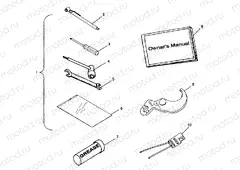TOOL KIT SPORTSMAN 500 W98CH50A and W98CH50AB (4945714571E004) | TOOL KIT SPORTSMAN 500 W98CH50A and W98CH50AB (4945714571E004)