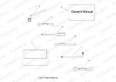 TOOLS | TOOLS, TOOL KIT and OWNERS MANUAL - A13EA32AA (49ATVTOOL08BOSS)