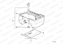Topcase 22 L mounting parts