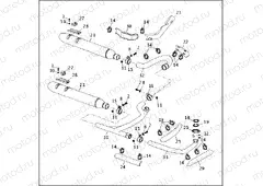 TOURING EXHAUST SYSTEM - FXRP