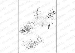 TRANSMISSION BEARINGS AND COVERS