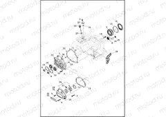 TRANSMISSION BEARINGS AND COVERS