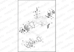 TRANSMISSION BEARINGS AND COVERS