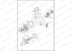 TRANSMISSION BEARINGS AND COVERS