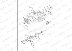 TRANSMISSION BEARINGS & COVERS