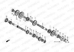 TRANSMISSION E-13 (CRF80F)
