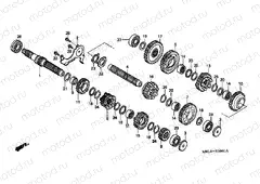 TRANSMISSION E-16-1 (NT650V2 / 3/4/5)