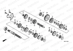 TRANSMISSION E-16 (VT750C2B / C2S / CS / C / CA)