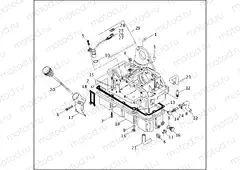 TRANSMISSION HOUSING & OIL TANK