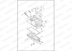 TRANSMISSION HOUSING, TOP COVER & OIL PAN