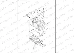 TRANSMISSION HOUSING, TOP COVER & OIL PAN