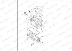 TRANSMISSION HOUSING, TOP COVER & OIL PAN
