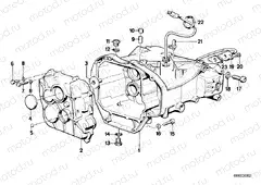 Transmission hous./mount. parts/gaskets