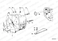 Transmission hous./mount. parts/gaskets