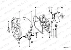 Transmission hous./mount. parts/gaskets