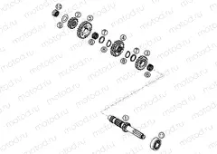 TRANSMISSION I - MAIN SHAFT