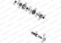 TRANSMISSION I - MAIN SHAFT