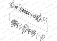 TRANSMISSION I - MAIN SHAFT