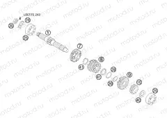 TRANSMISSION I - MAIN SHAFT