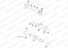 TRANSMISSION I - MAIN SHAFT