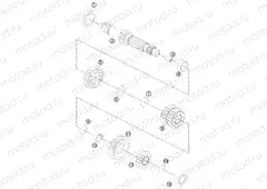 TRANSMISSION I - MAIN SHAFT