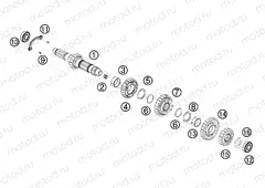 TRANSMISSION I - MAIN SHAFT